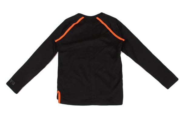 Y-3 Cotton Nylon Blend Taping Shirt Black Size M