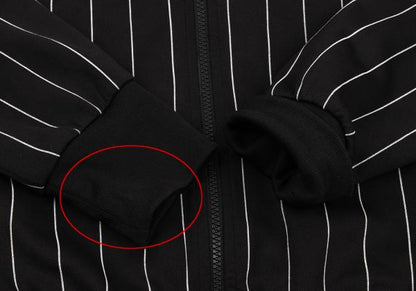 Y-3 Logo Embroidered Stripe Blouson Jacket Size M