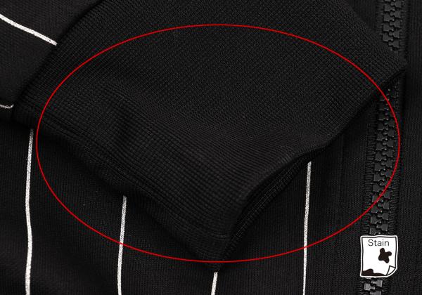 Y-3 Logo Embroidered Stripe Blouson Jacket Size M