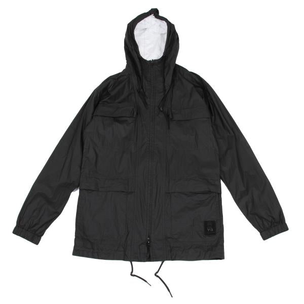 Y-3 Polyethylene Logo Patch Reversible Jacket Black Size XS