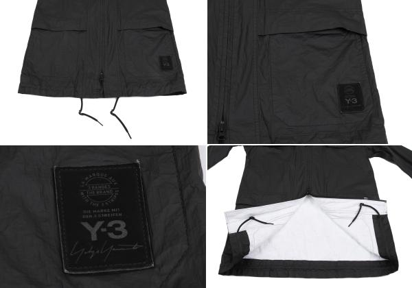 Y-3 Polyethylene Logo Patch Reversible Jacket Black Size XS