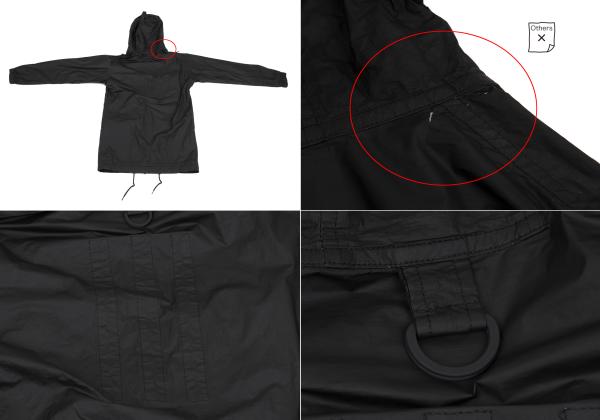 Y-3 Polyethylene Logo Patch Reversible Jacket Black Size XS