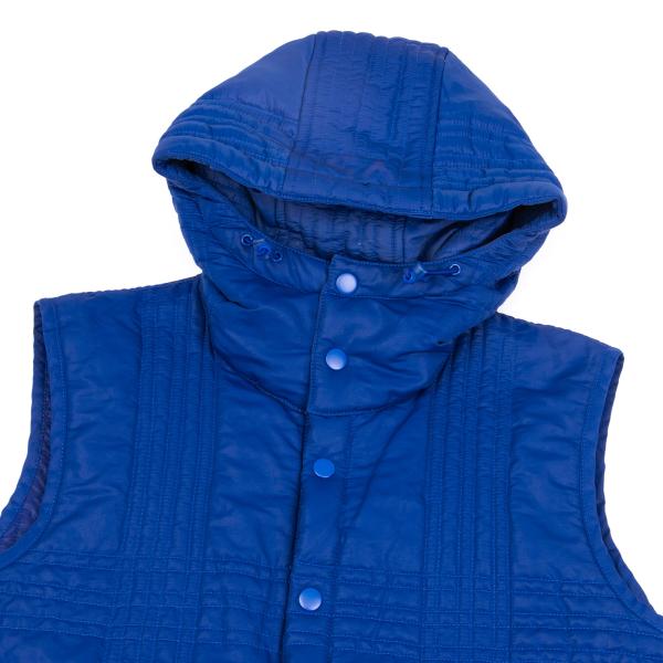 Y-3 Primaloft Padded Hooded Vest Blue Size S/P