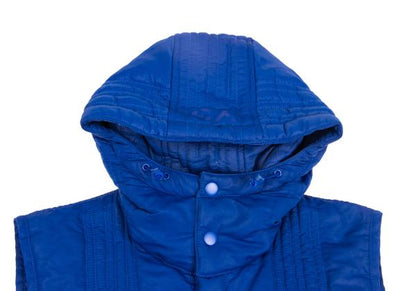 Y-3 Primaloft Padded Hooded Vest Blue Size S/P
