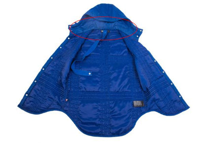 Y-3 Primaloft Padded Hooded Vest Blue Size S/P