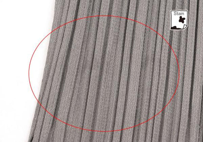 PLEATS PLEASE Pleated Buttonless Cardigan Gray Size 3
