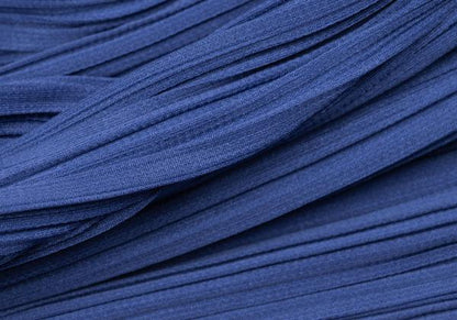 PLEATS PLEASE Pleated Irregular Hem Pants Blue Size 2