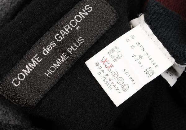 COMME des GARCONS HOMME PLUS 94AW Sweater Black Size M