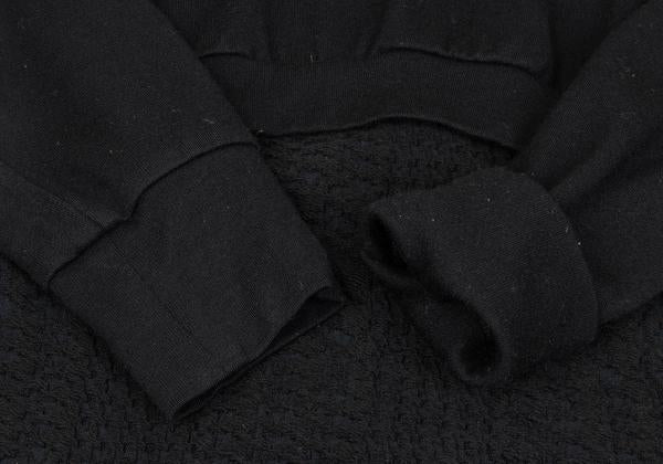 Y's Jacquard Knit Paneled Midi Dress Black Size 2