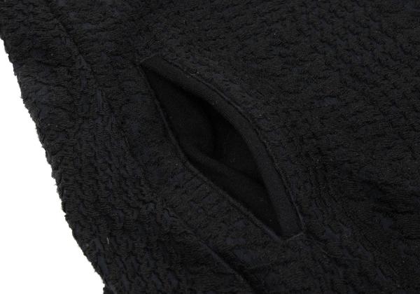 Y's Jacquard Knit Paneled Midi Dress Black Size 2