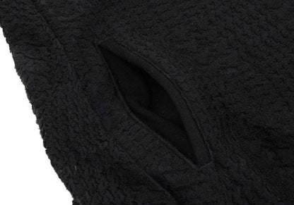 Y's Jacquard Knit Paneled Midi Dress Black Size 2