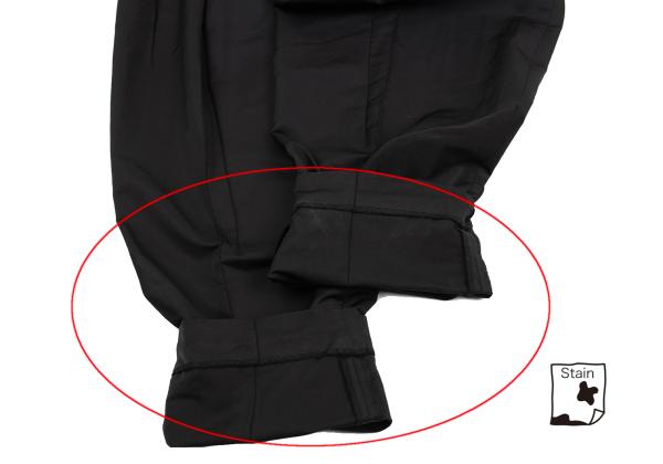 ISSEY MIYAKE Stretch Tuck Center Seam Pants Black Size 2
