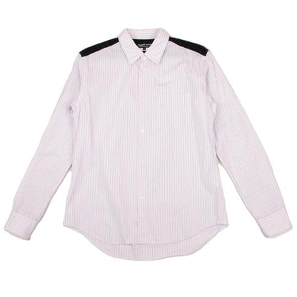 COMME des GARCONS HOMME DEUX Stripe Yoke Shirt Pink Size S