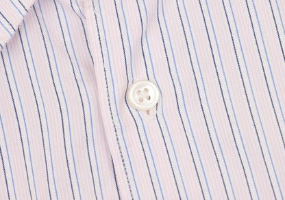 COMME des GARCONS HOMME DEUX Stripe Yoke Shirt Pink Size S
