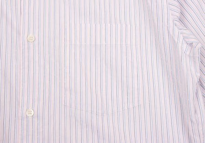 COMME des GARCONS HOMME DEUX Stripe Yoke Shirt Pink Size S