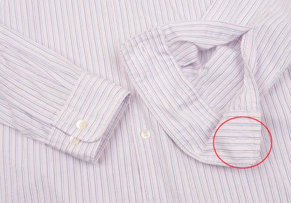 COMME des GARCONS HOMME DEUX Stripe Yoke Shirt Pink Size S