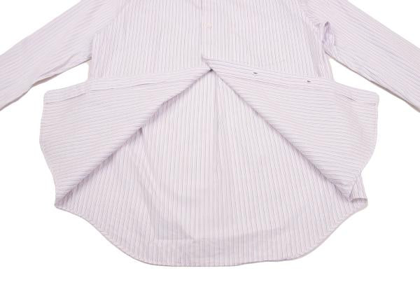 COMME des GARCONS HOMME DEUX Stripe Yoke Shirt Pink Size S