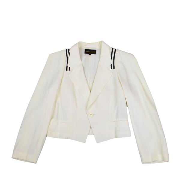 COMME des GARCONS Line Tape Sharp Jacket White Size M