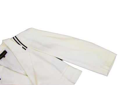 COMME des GARCONS Line Tape Sharp Jacket White Size M