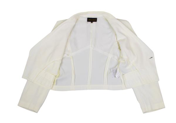 COMME des GARCONS Line Tape Sharp Jacket White Size M