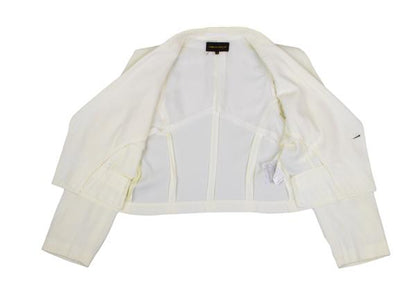 COMME des GARCONS Line Tape Sharp Jacket White Size M