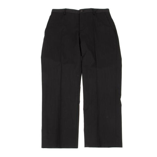 GIORGIO ARMANI SOHO Wool Center Crease Pants Black Size 48