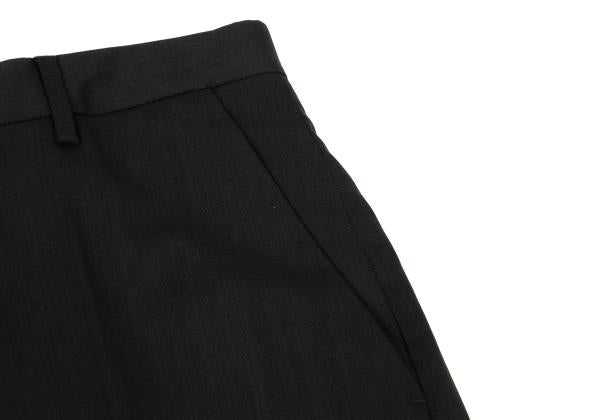 GIORGIO ARMANI SOHO Wool Center Crease Pants Black Size 48