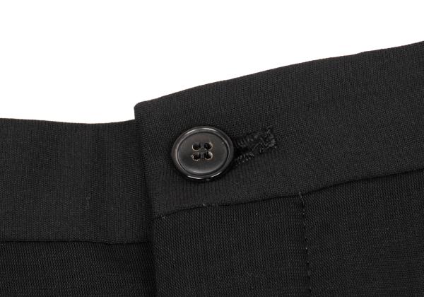 GIORGIO ARMANI SOHO Wool Center Crease Pants Black Size 48