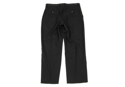 GIORGIO ARMANI SOHO Wool Center Crease Pants Black Size 48