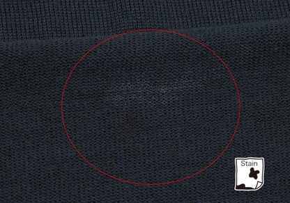 Y's for men Wool Hooded Knit Sweater Navy Size 2