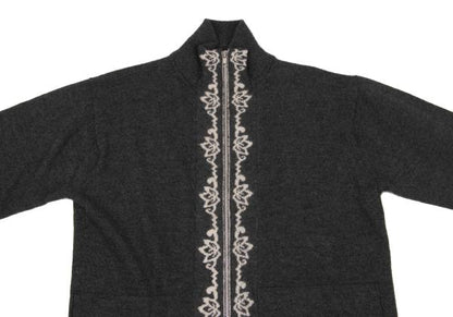 Y's for men Gray Jacquard Rib Drivers Knit Size 3