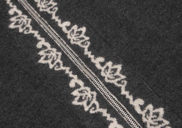 Y's for men Gray Jacquard Rib Drivers Knit Size 3