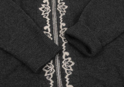 Y's for men Gray Jacquard Rib Drivers Knit Size 3