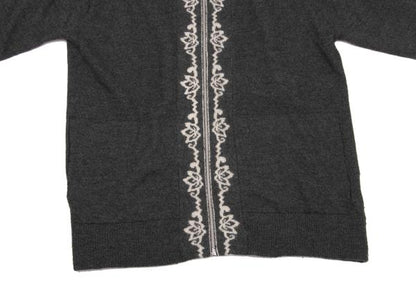 Y's for men Gray Jacquard Rib Drivers Knit Size 3