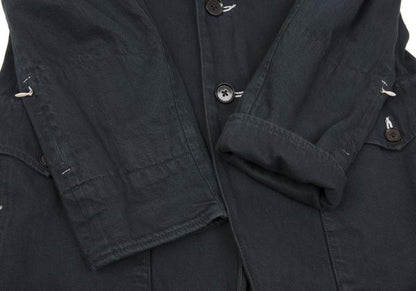 Y's for men Garment Dyed Cotton Flap 3B Jacket Navy Size 2