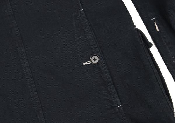 Y's for men Garment Dyed Cotton Flap 3B Jacket Navy Size 2