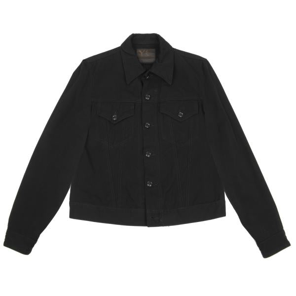 Y's for men Leather Trim Reversible Jacket Black Size 3