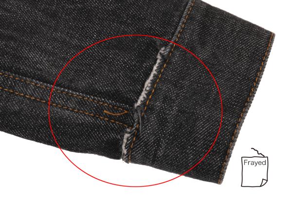 Y's for men Cotton Denim Trucker Jacket Charcoal Size 3