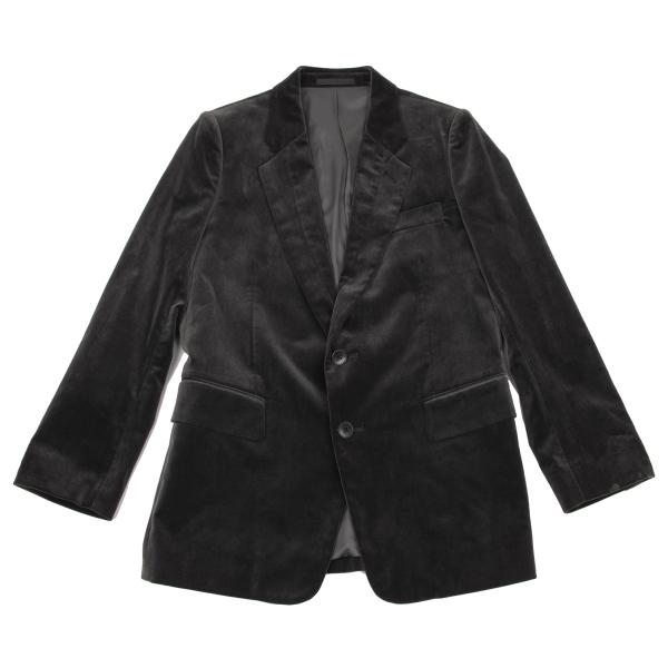 Y's for men Cotton Velvet Tailored Blazer Gray Khaki Size 1