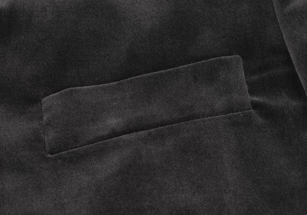 Y's for men Cotton Velvet Tailored Blazer Gray Khaki Size 1