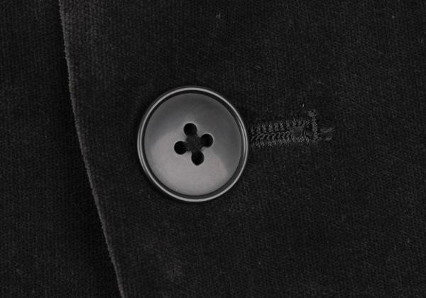 Y's for men Cotton Velvet Tailored Blazer Gray Khaki Size 1