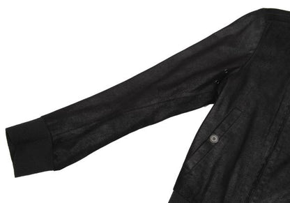 Y's for men Lamb Leather 2-Way Zip Blouson Black Size 1