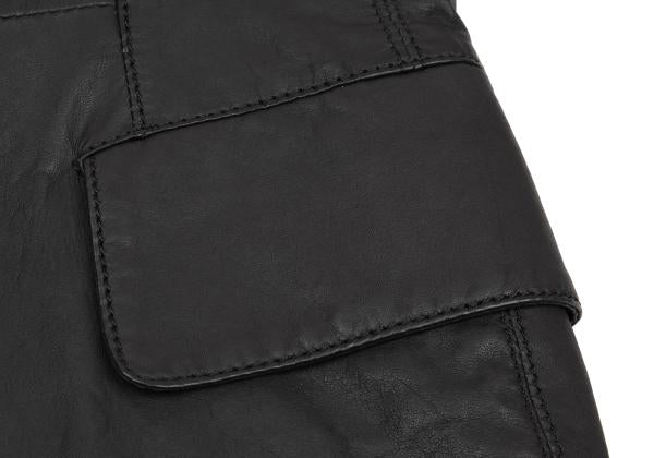 Y's for men Lamb Leather 1B Tailored Blazer Black Size 1