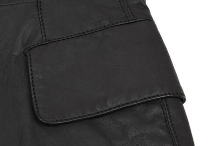 Y's for men Lamb Leather 1B Tailored Blazer Black Size 1