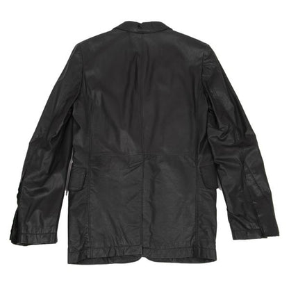 Y's for men Lamb Leather 1B Tailored Blazer Black Size 1