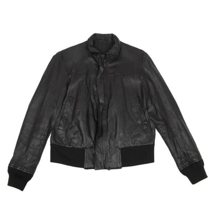 Y's for men Kangaroo Leather Ring Zip Blouson Green Size 2