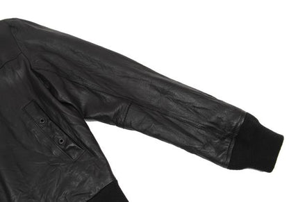 Y's for men Kangaroo Leather Ring Zip Blouson Green Size 2