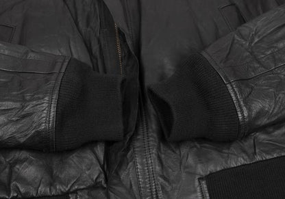 Y's for men Kangaroo Leather Ring Zip Blouson Green Size 2
