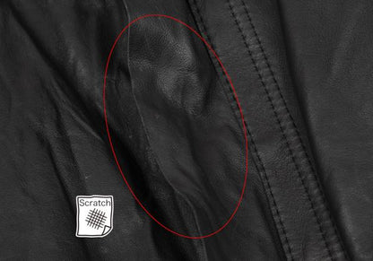 Y's for men Kangaroo Leather Ring Zip Blouson Green Size 2