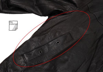 Y's for men Kangaroo Leather Ring Zip Blouson Green Size 2